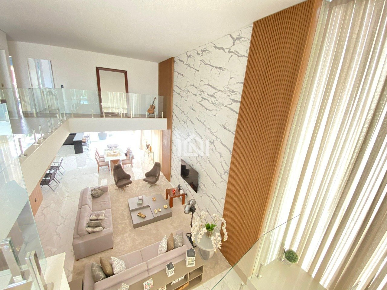 casa para venda ou locacao no reserva santa maria - salas integradas