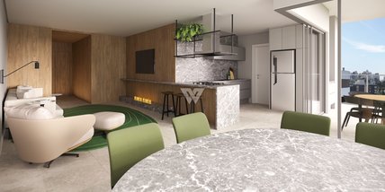 apartment em Avenida Silva Jardim, Seminário - Curitiba - PR