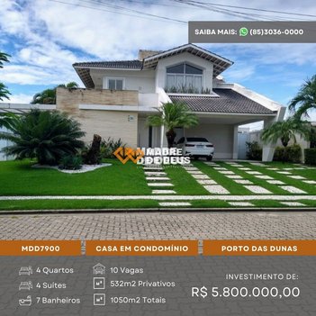 house em Avenida Litorânea, Cararu - Eusébio - CE