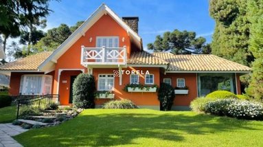 house em Rua das Flores, Laje de Pedra - Canela - RS