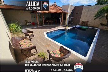 house em Rua Doutor Luiz Garcia Brandão, Jardim Santa Maria - Lins - SP