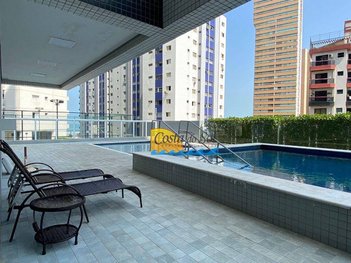 apartment em Rua Luiz Antônio de Andrade Vieira, Boqueirão - Praia Grande - SP