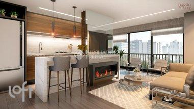 apartment em Barão de Teffe, Menino Deus - Porto Alegre - RS