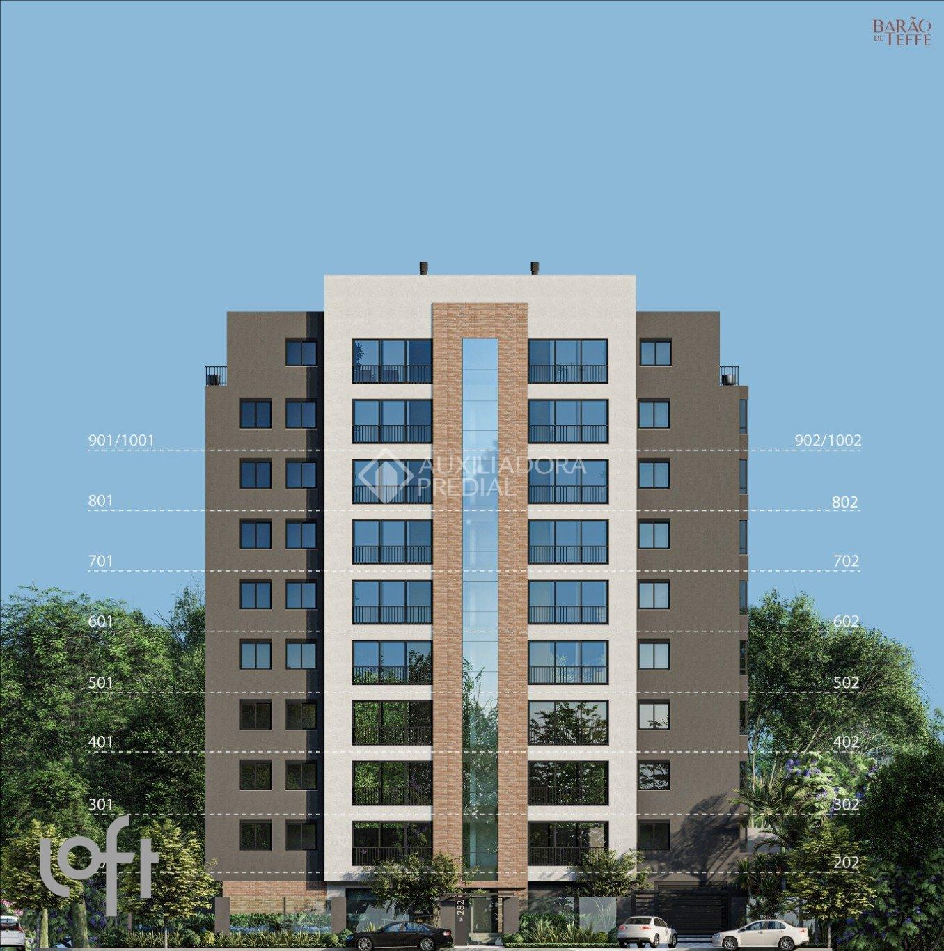 Barão de Teffé - Imagem esquemática prédio