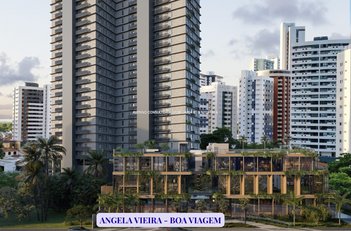 apartment em Rua Francisco da Cunha, Boa Viagem - Recife - PE