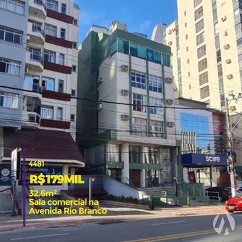 office em Rio Branco, Centro - Florianópolis - SC