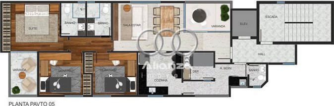 apartment em Rua Padre Severino, São Pedro - Belo Horizonte - MG