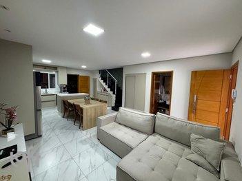 house em Babilônia, Parque Novo Oratório - Santo André - SP