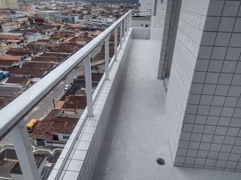 apartment em Rua Guimarães Rosa, Ocian - Praia Grande - SP