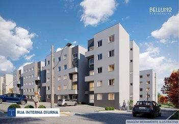 apartment em Rua Ana Dal Alba, Ana Rech - Caxias do Sul - RS
