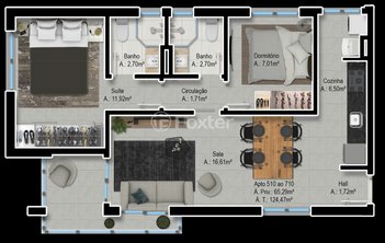 apartment em Avenida João Pessoa, Centro Histórico - Porto Alegre - RS