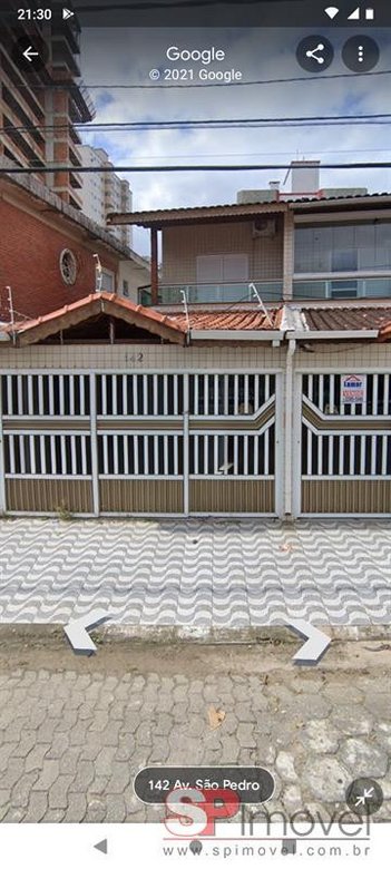 house em Rua Osvaldo Sampaio, Aviação - Praia Grande - SP