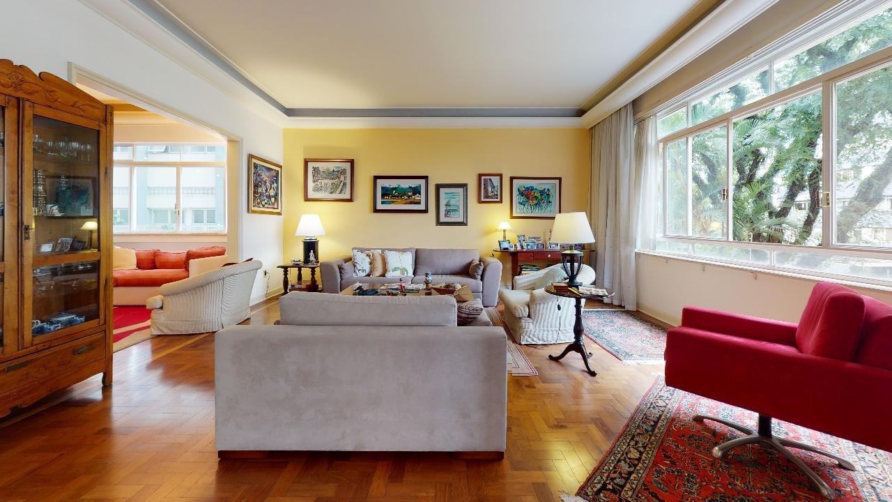 Apartamento para Venda por R$2.650.000,00 com 289m², 4 dormitórios e 2 vagas - Higienópolis, São paulo / SP