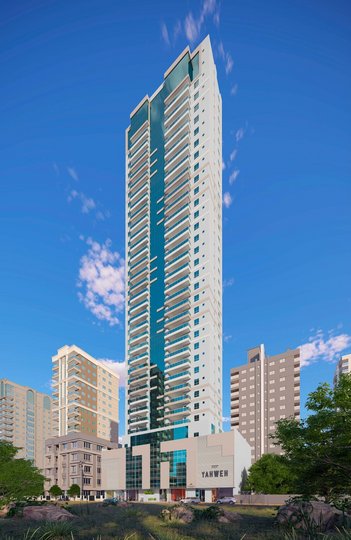 apartment em Rua 218, Meia Praia - Itapema - SC