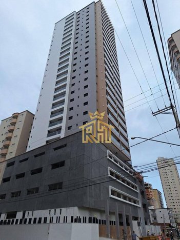 apartment em Rua Pero Vaz de Caminha, Aviação - Praia Grande - SP