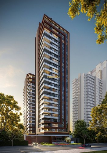 apartment em Rua Carneiro Lobo, Água Verde - Curitiba - PR