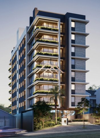 apartment em Rua José de Alencar, Juvevê - Curitiba - PR