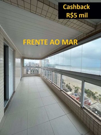 apartment em Rua Vasco da Gama, Aviação - Praia Grande - SP