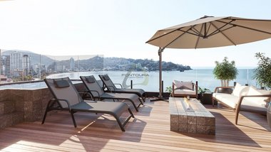 apartment em Avenida Beira Mar, Centro - Itapema - SC