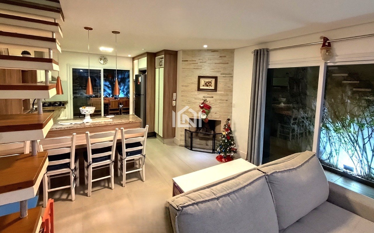 casa a venda no condominio modernita ii salas de estar jantar lareira jardim de inverno