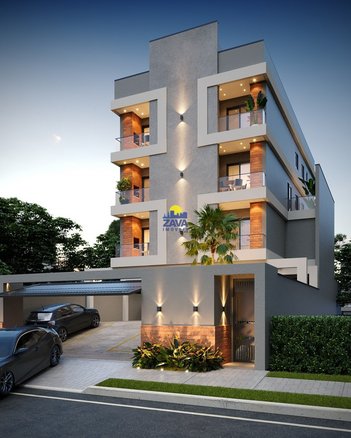 apartment em Travessa Antônia Miravalhes Possebom, Afonso Pena - São José dos Pinhais - PR