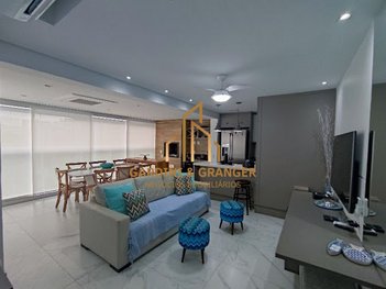 apartment em Avenida de São Lourenço, Riviera - Bertioga - SP