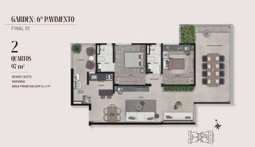 apartment em Rua Oriente, Serra - Belo Horizonte - MG