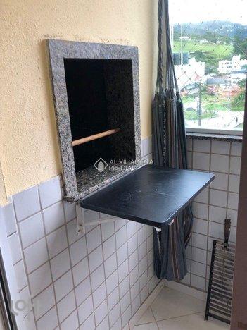 apartment em Homero de Miranda Gomes, Fundos - Biguaçu - SC