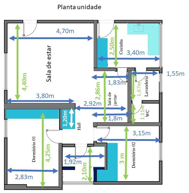 Apartamento para Venda por R$750.000,00 com 78m², 2 dormitórios e 1 vaga - Vila nova conceicao, São paulo / SP - Foto 2