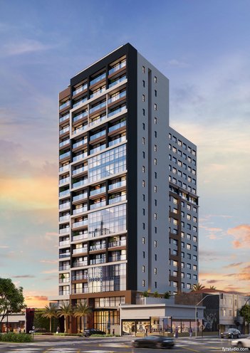 apartment em Avenida Visconde de Guarapuava, Batel - Curitiba - PR