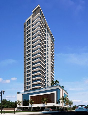 apartment em Rua 254, Meia Praia - Itapema - SC