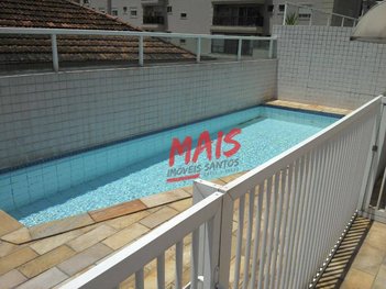 apartment em Rua Tocantins, Gonzaga - Santos - SP