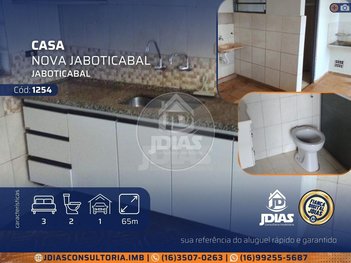 house em Rua Professor Antônio Ruete, Nova Jaboticabal - Jaboticabal - SP