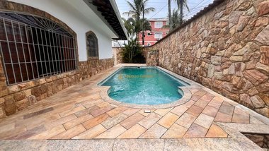 house em Rua Jurubaíba, Caiçara - Praia Grande - SP