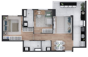 apartment em Rua Arujá, Paraíso - São Paulo - SP