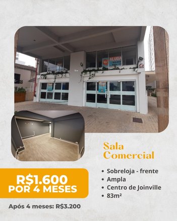office em Abdon Batista, Centro - Joinville - SC