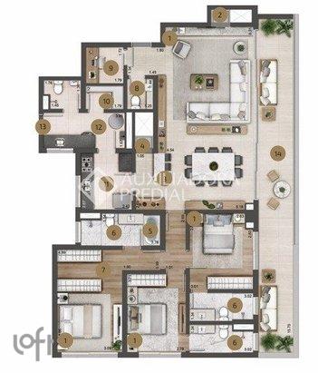 apartment em Ivescio Pacheco, Jardim Europa - Porto Alegre - RS