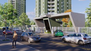 apartment em Rodovia Marechal Rondon, Park Residencial Convívio - Botucatu - SP