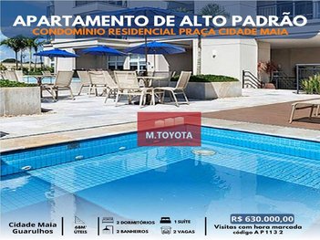 apartment em Avenida Bartholomeu de Carlos, Jardim Flor da Montanha - Guarulhos - SP