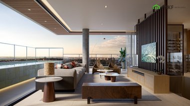 apartment em Rua Fernando Simas, Mercês - Curitiba - PR