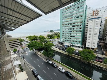 apartment em Avenida Senador Pinheiro Machado, Campo Grande - Santos - SP