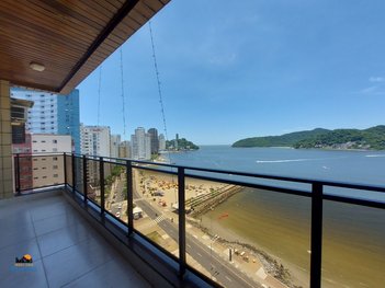 apartment em Avenida Antônio Rodrigues, Centro - São Vicente - SP