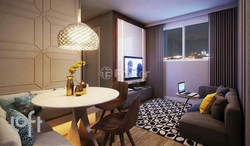 sala-de-estar-moderna-e-aconchegante-com-sofa-cinza-e-mesa-de-jantar