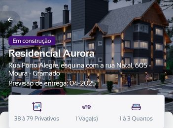 apartment em Rua Porto Alegre, Moura - Gramado - RS