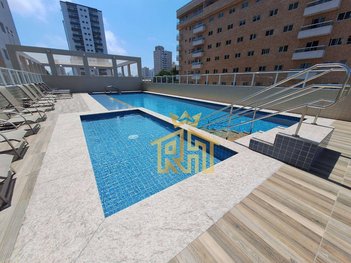 apartment em Avenida General Marcondes Salgado, Aviação - Praia Grande - SP