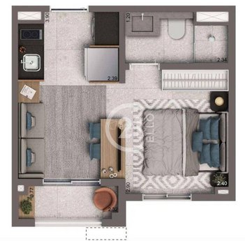 apartment em Rua Apeninos, Aclimação - São Paulo - SP