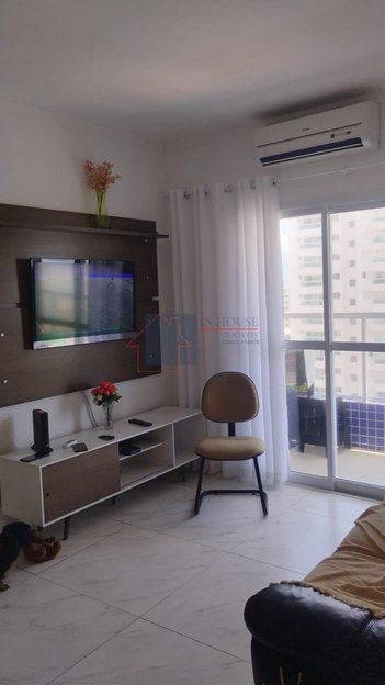 apartment em Avenida Presidente Kennedy, Guilhermina - Praia Grande - SP