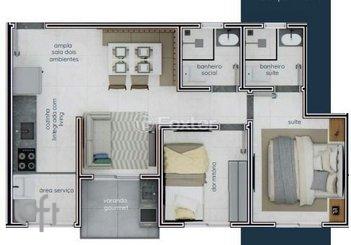 apartment em das Figueiras, Campestre - Santo André - SP