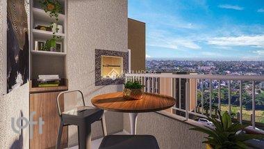 apartment em Derocy Giácomo da Silva, Vila Nova - Porto Alegre - RS