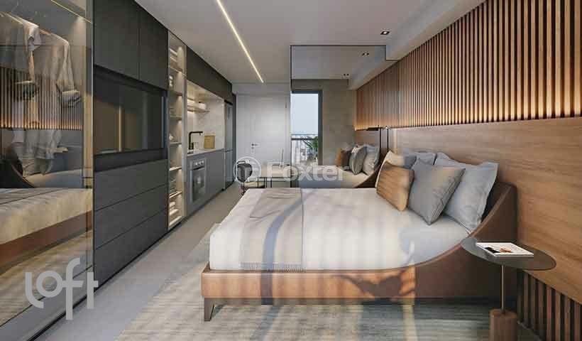 quarto-moderno-com-cama-de-casal-e-painel-de-madeira